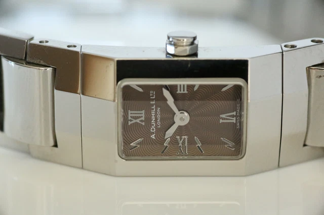 ALFRED DUNHILL DUNHILLION Baby Facet Ladies Dress Watch Brown