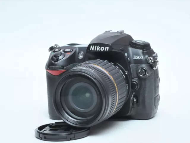 Nikon D200 10.2MP DX Digital SLR Camera With Tamron AF 18-200mm Lens