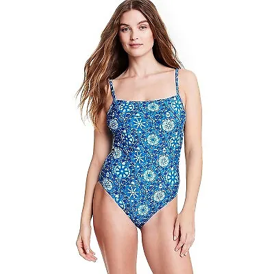 Women's Zinnia Floral Print Medium Coverage One Piece Swimsuit - RHODE