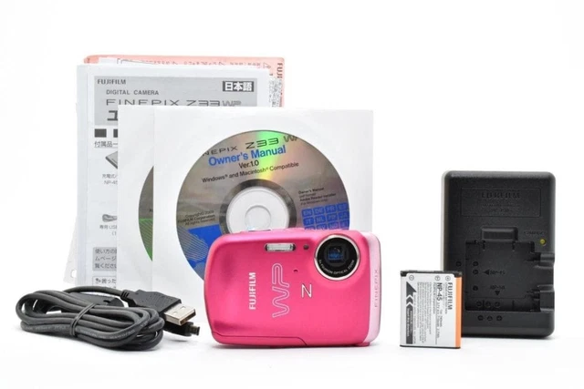 FUJIFILM FINEPIX Z33 WP 10.0MP Pink Digital Camera Tested Working