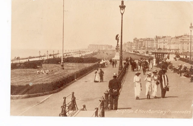 "Sussex "   Brighton & Hove      Boundry  Promenades     1916