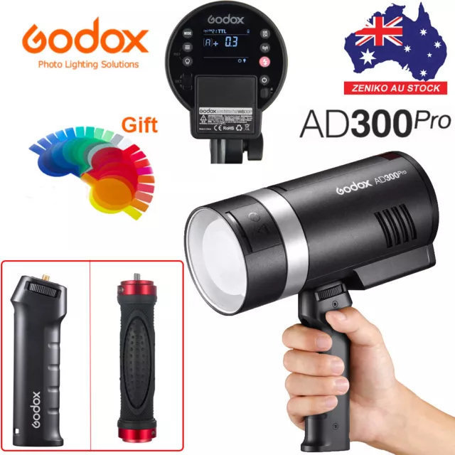 AU Godox AD300Pro TTL HSS Round Head Outdoor Flash with Li-ion battery