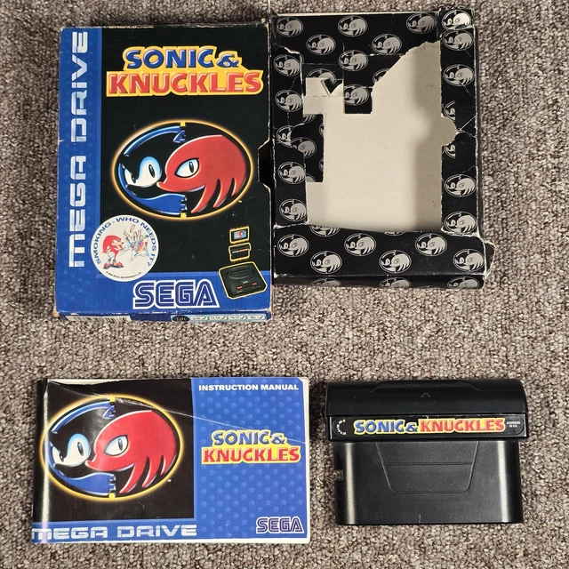 SONIC & KNUCKLES - Sega Mega Drive - Complet - PAL EUR 47,44 - PicClick FR