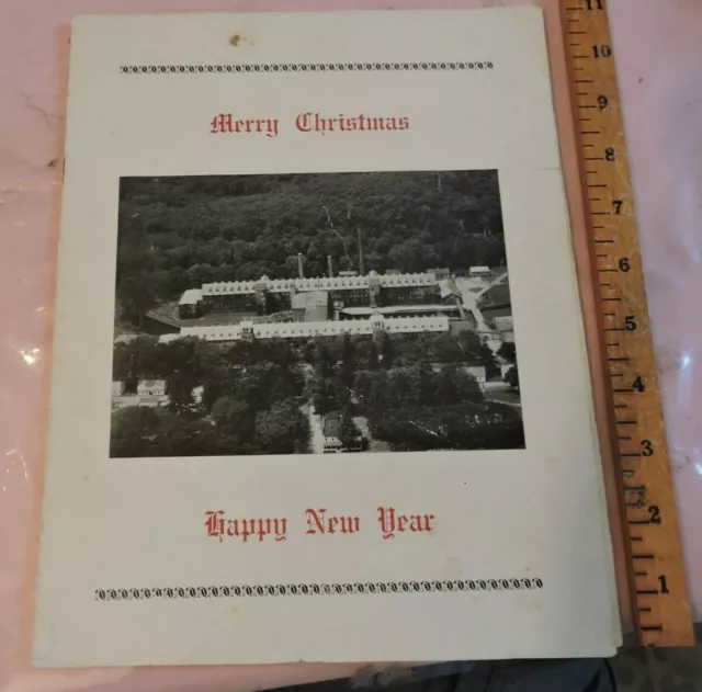 1944 WWII 24pg Wauregan Mills Connecticut Christmas Servicemens Army Navy Book