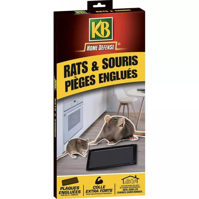 Pack KB Home Defense - 1 piège à rats - 2 souris foudroyant