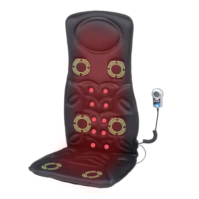 Heated Car Seat Back Massager Heater Aftermarket Universal Fit 12V Cold Winter