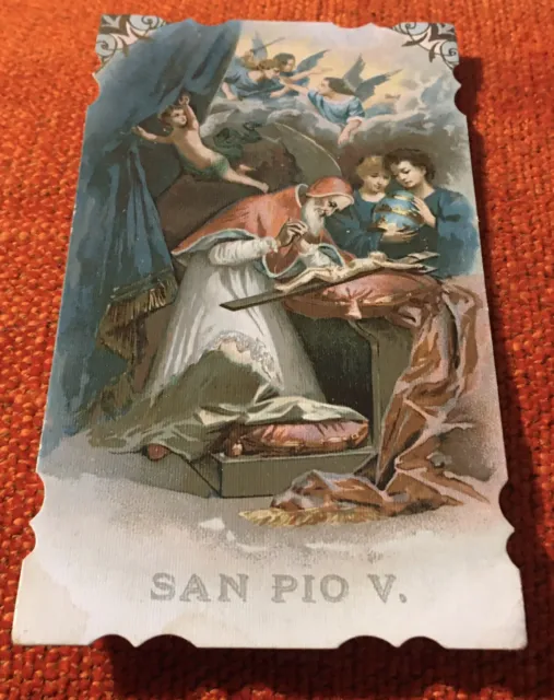 Holy Card - santino,  San Pio V  , 1859