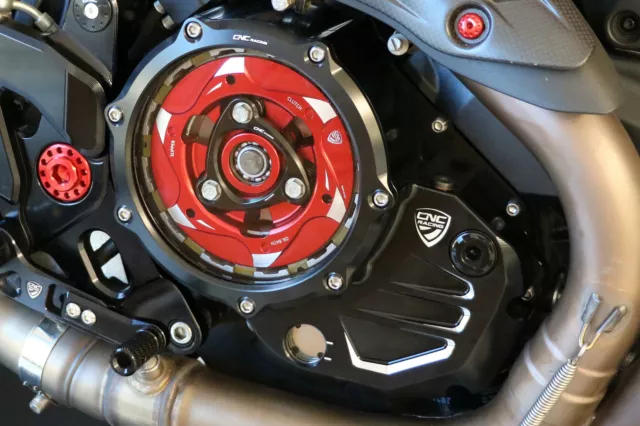 Carter Trasparente Frizione Cnc Racing Ducati Scrambler 800 Full Throttle