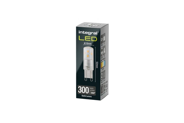 Integral LED G9 2.7W 4000K Cool White 320lm Dimmable 300° Beam 2