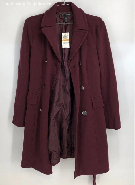 INC INTERNATIONAL CONCEPTS Women s Skirted Walker Wool Blend Coat Size PS 80.00 PicClick
