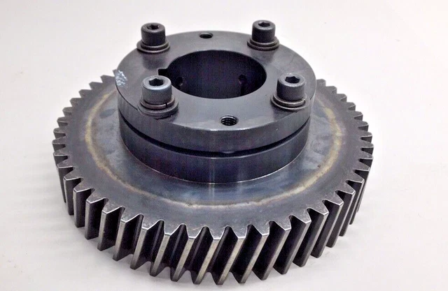Gear 83103-654280 Used Helical Gear and Hub 50mm ID x 167mm OD 52-T 83103654280