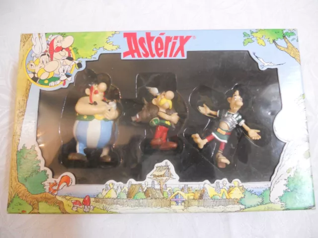 COFFRET FIGURINES ASTERIX PLASTOY peint a la main