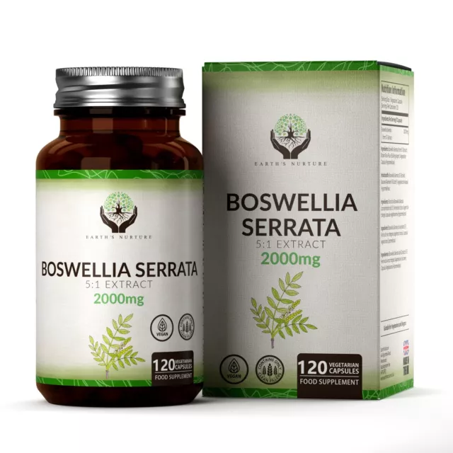 Boswellia Serrata | 120 2000mg 5:1 Extract - Anti Inflammatory Joint Care