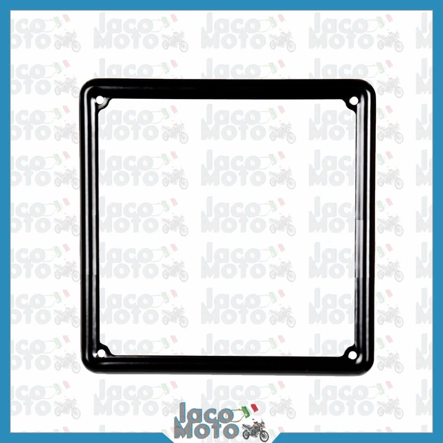 CORNICE TARGA IN METALLO CROMATA PER MOTO E SCOOTER 125 IN POI - Foto 12