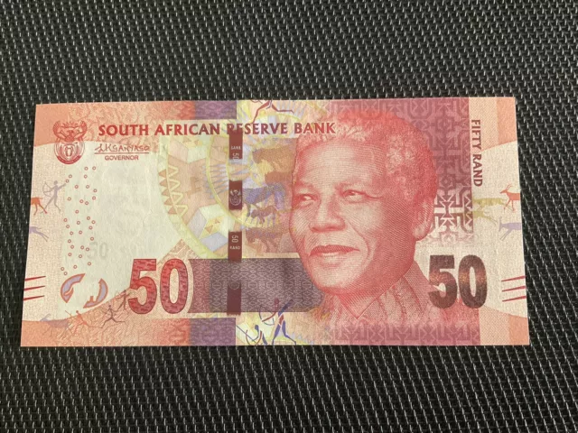 AFRIQUE DU SUD: 50 Rand 2016 Mandela, NEUF/UNC ⭐️