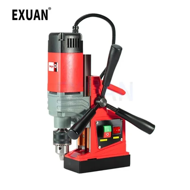 Small Electric Magnetic Drill Floor Drill 220V Powerful Magnetic Drill Portable