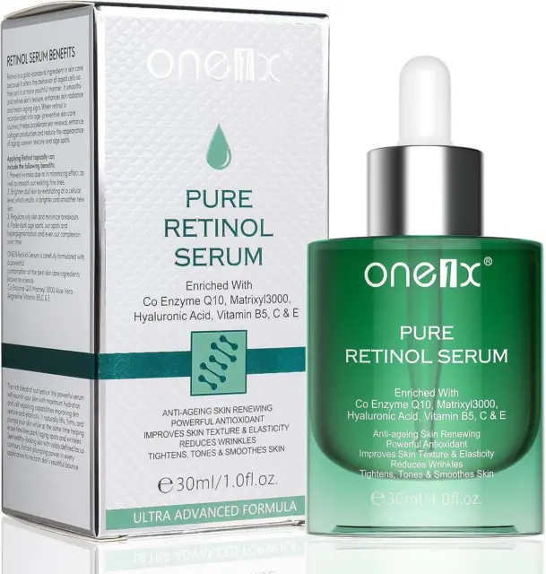 ADVANCED RETINOL SERUM with Vitamin C, Hyaluronic Acid Anti-Aging Skincare Ceam