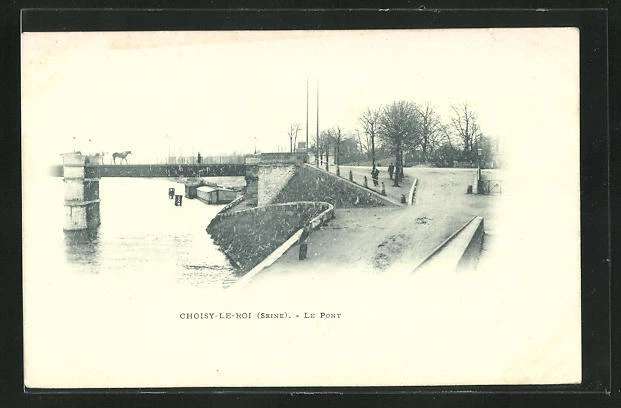 CPA Choisy-le-Roi, Le Pont