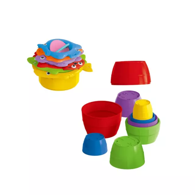 Bath Toy Bath Tub Toys for Toddlers and Child Portable Beach Stacking Cups