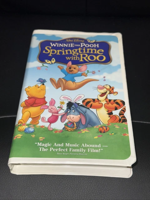 Springtimeroo WINNIE THE POOH: Springtime with Roo (VHS 2004, Clamshell) - Disney ...