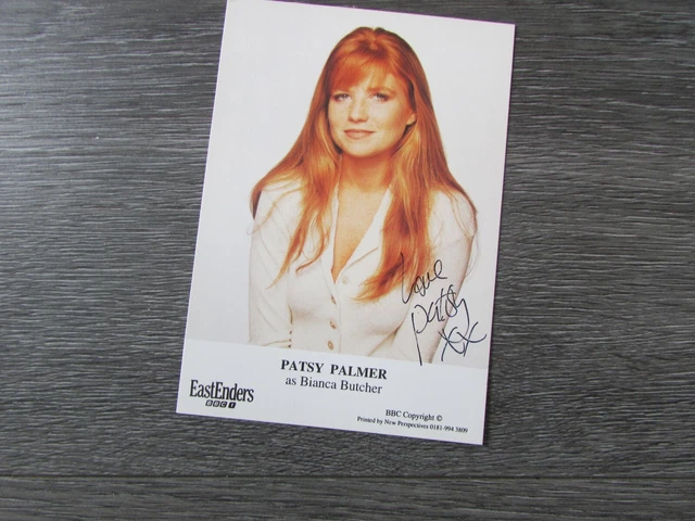 Patsy Palmer as Bianca Butcher in Eastenders Original Hand Signed BBC Cast Card