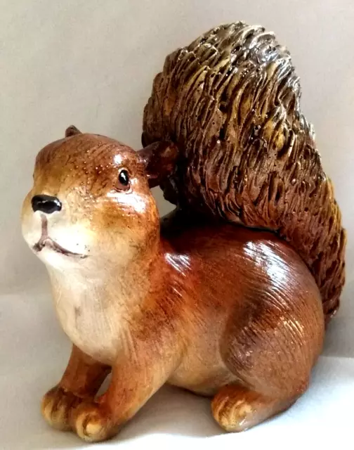 Squirrel Figurine Resin Statue Home Decor