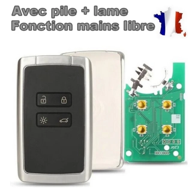 Clé Badge Renault Vierge Carte Vierge Main Libre Compatible Mégane 4, Espace 5, Talisman, Scenic 4 - Technologie Hitag AES Clé De Démarrage Sans Contact - Foto 9