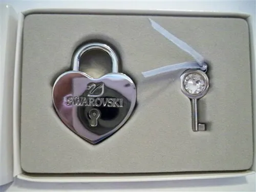 Swarovski Heart Lock With Key 5247179