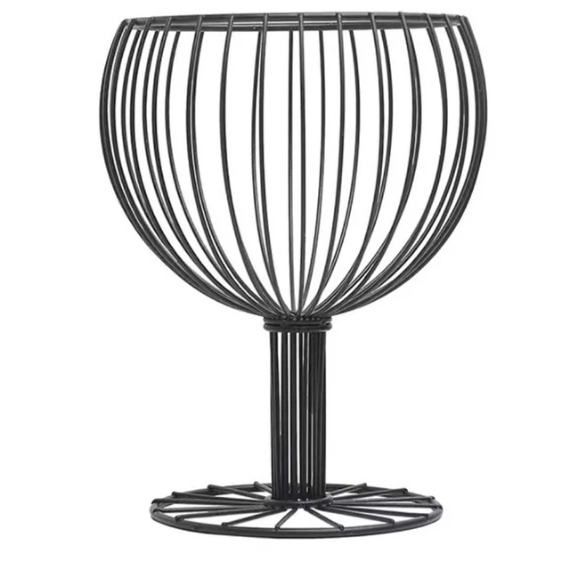 ASA Selection grande ciotola con piede in ferro nero 14cm