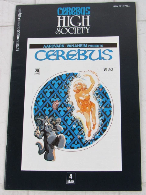 Cerebus: High Society #4 Mar. 1990 Aardvark-Vanaheim