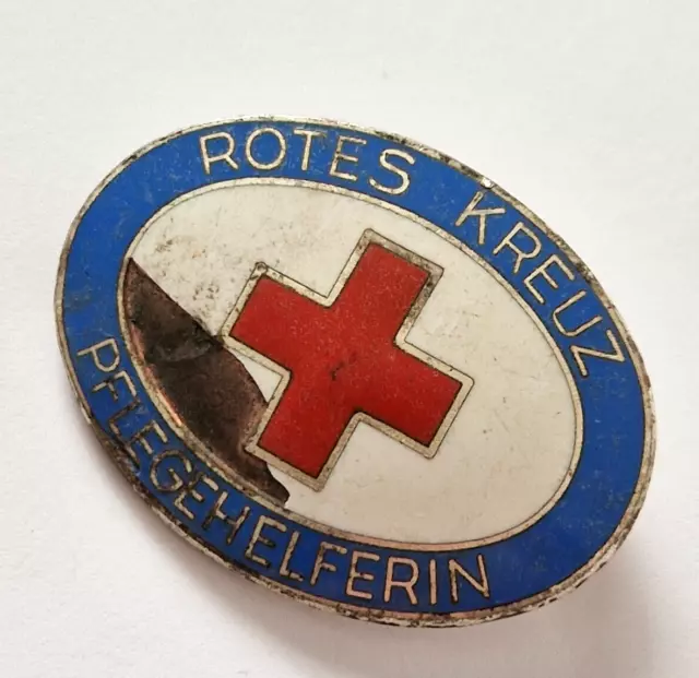 Anstecknadel -Deutsches Rotes Kreuz- emailliert Pflegehelferin