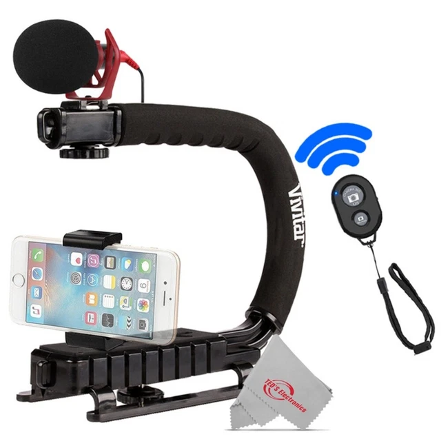 Kit de accesorios de agarre deportivo de acción Vivitar para teléfono inteligente