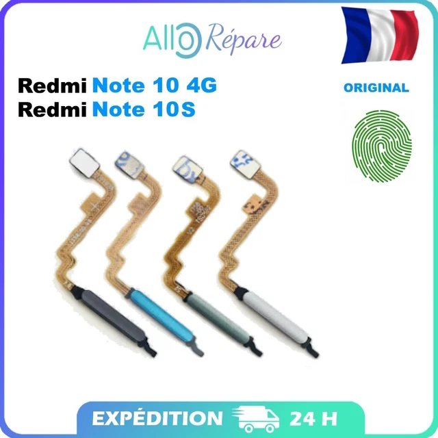Capteur D'empreinte Digitale Pour Xiaomi Redmi Note 12 4G - Gris Onyx, Neuf