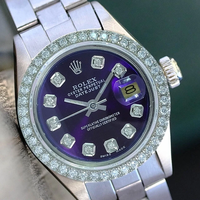 Rolex quadrante viola sale