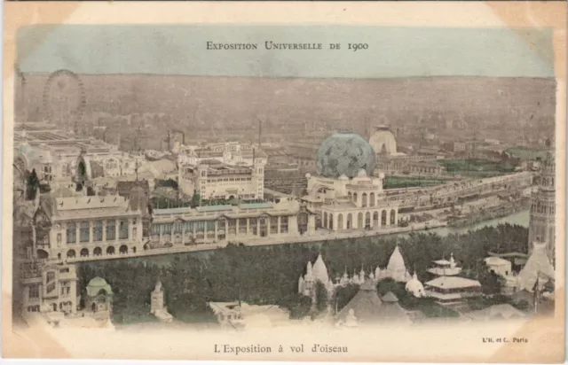 CPA EXPO 1900 PARIS a vol d'oiseau (991483)