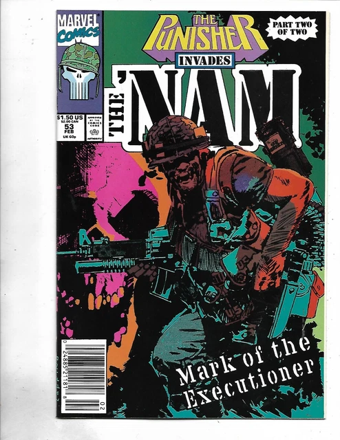 The Nam #53, NM/MT, 9.8, 1991, Stan Lee, PUNISHER invades "The 'NAM" Part Two