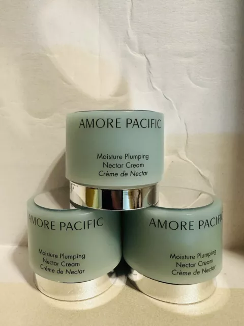 AMORE PACIFIC MOISTURE PLUMPING NECTAR CREAM 8ml x 3 Pcs(24ml) EXP 2026. No Box