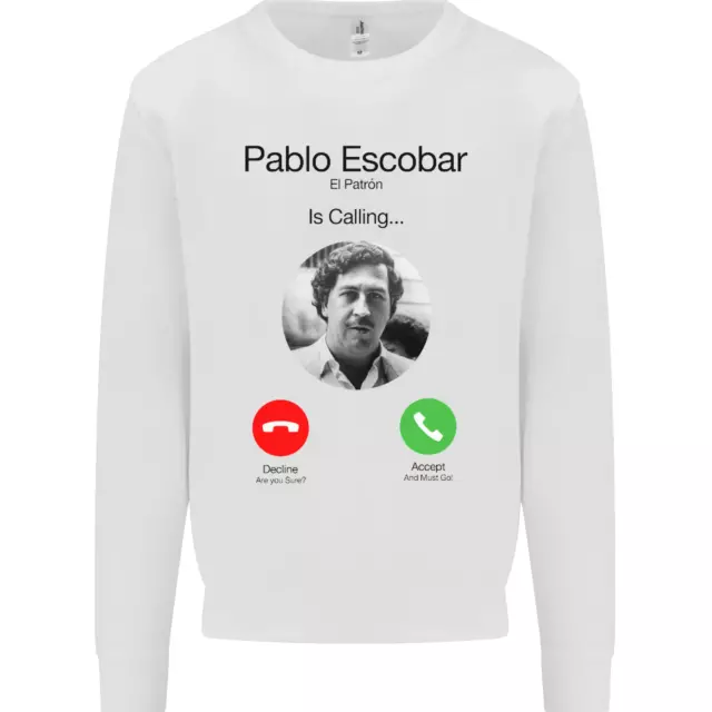 Pablo Escobar El Patron È Chiamata Bambini Felpa Maglioncino