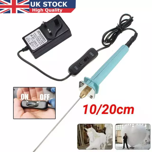UK Plug Electric Foam Cutter Pen Polystyrene Hot Wire Styrofoam Cutting Pen Tool
