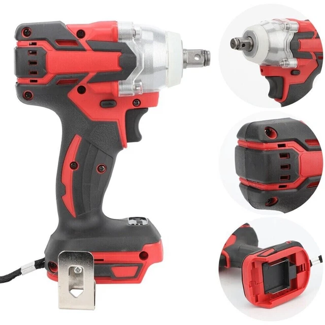 Chiave a percussione senza fili 339 Nm per driver agli ioni di litio rosso Makita 1/2"" 18 V