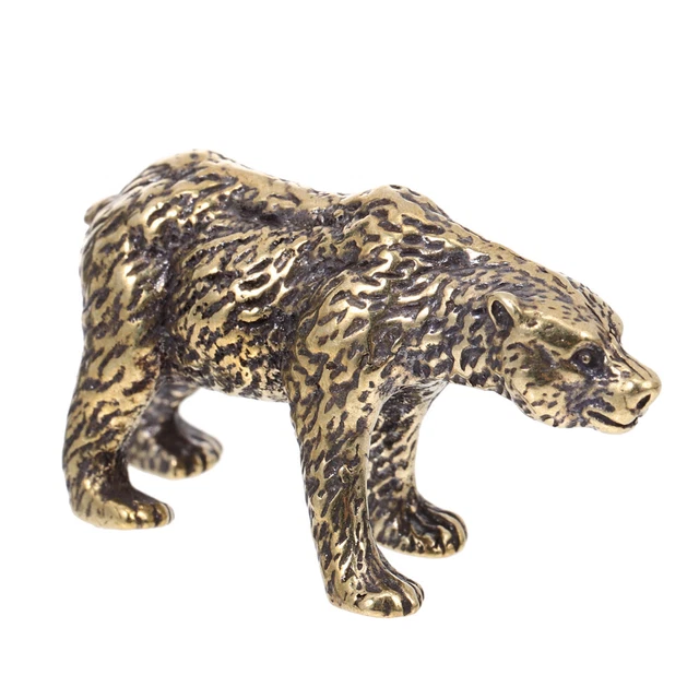 Schreibtisch Dekorationen Bär Skulptur Decor Bär Tafelaufsatz Reichtum Figurine