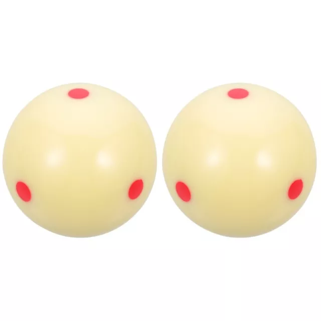 2 Pack Pool Ball for Billiard Billiards Training Cue American Style