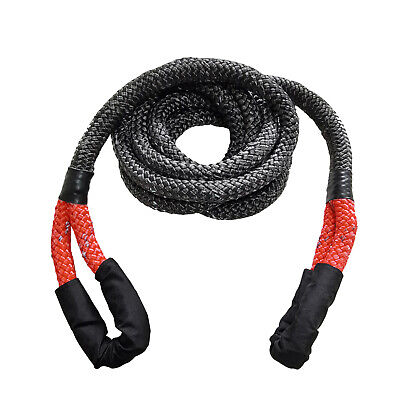 Blue, 2in 30ft 2x30 HiGear 2in 30ft Tow Strap 6.5 Ton Polyester Rope with 2 Loops 14,000lb Towing Recovery 2x30 by Alfa Wheels 