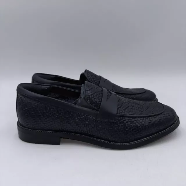 THOMAS & VINE Mens Leather Slip-On Woven Loafers Shoes Size 9 M $34.99 ...