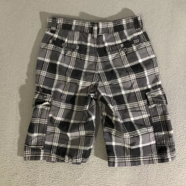 OLD NAVY Plaid Cargo Shorts- Boys Size 12 Lot Of 2 3