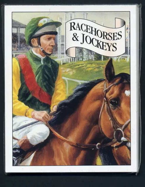 RACEHORSES & JOCKEYS Collectors Card Set - Nijinsky Dancing Brave Lester Piggott