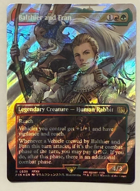 mtg final fantasy all spoilers Amazon.com: Ultra PRO - Final Fantasy x Universes Beyond Baltheir and Fran  Playmat for Magic: The Gathering