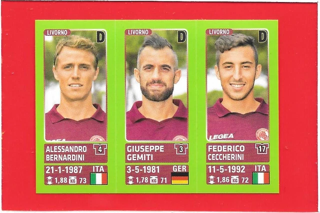 Figurine Panini Calciatori 2014-2015 N°628 - Photo D'équipe Livorno - Neuve Avec Papier De Soie