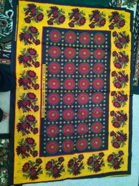 Kenyan Kanga Cloth Fabric Sarong Accept This Gift From Me with