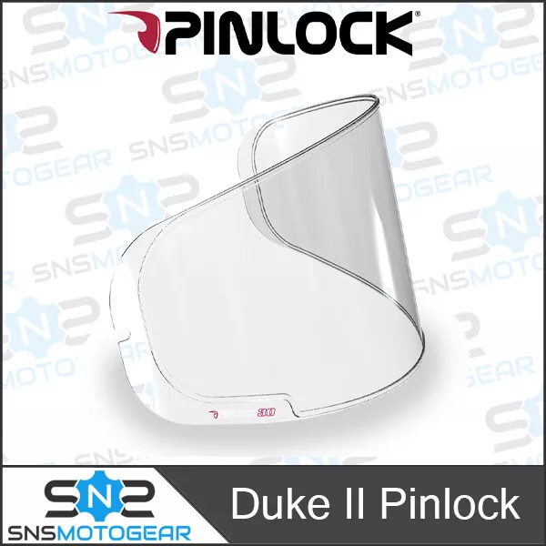 Pinlock Visor Clear Insert > Fits Caberg Duke 2 II Motorcycle Motorbike Helmet